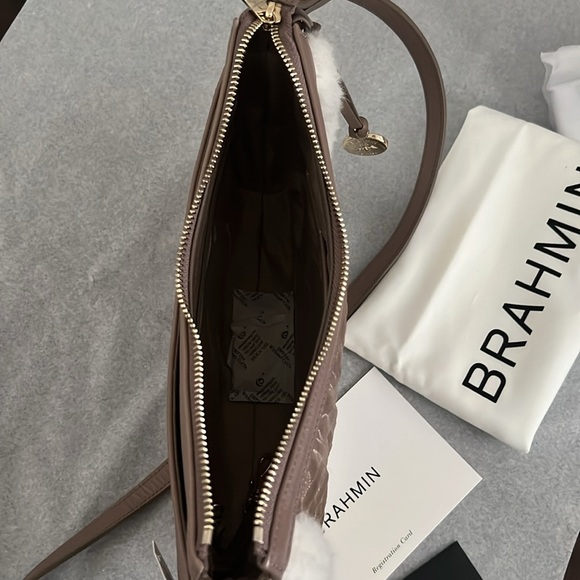 BRAHMIN Shayna Shetland Quilted Leather Crossbody - Picture 11 of 16